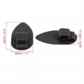 X Autohaux Universal Car Floor Mat Clips Fixing Grips Anti Slip Buckle Black 28x56mm 10pcs