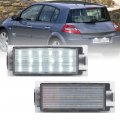 Nslumo Led License Plate Light For Renault Super White Tag Megane 2 Clio Laguna 3 Twingo Master Vel Satis 