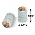 Fraggle Rock Music Note Motorcycle Bicycle Bike Tire Rim Wheel Aluminum Valve Stem Caps