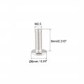 Uxcell Machine Screws M2 5x8mm Phillips Screw 304 Stainless Steel Fasteners Bolts 50pcs
