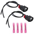 Premium 19352068 645134 Wheel Speed Sensor Connector Pigtail W Heat Shrink Connectors For Jeep Chrysler Dodged Chevy Lincoln 