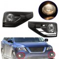 Wflnhb Fog Lights Sets Replacement For 2017-2019 Nissan Pathfinder Assembly Driving Kit With Bezel Wiring Switch