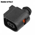 Uxcell 1 Set No 8t0973702 6e0973702 2 Pin Abs Sensor Connector Adapter Plug Clip Kit Replacement For Vw Audi