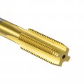 Uxcell Metric Machine Thread Milling Tap M12 X 1 25 H2 Titanium Coated Ti-coated High Speed Steel 4 Straight Flutes Screw
