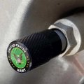Tricktoppers Vivid Black Anodized Billet Aluminum Tire Wheel Valve Stem Dt Caps For Cars Trucks Trailers Suv S Rv S Motorcycles