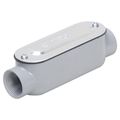 Hubbell-bell Rlb050 Threaded Lb Conduit Body Die Cast Aluminum Stamped Steel Cover 1 2-inch 