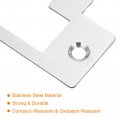 Uxcell Door Strike Plate 2pcs 70mm X 39 5mm 201 Stainless Steel Latch Deadbolt For Frame Jamb Silver