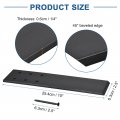 Uxcell 3 Pack 10 Inch Countertop Support Brackets Hidden Knee Wall With Screws Black Floating Bracket For Quartz Wood Concrete