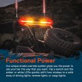 35 In Led Chase Light Bar With White Sequential Scanner Red Tail Brake And Amber Turn Signal Ip67 Waterproof For Atv Utv Truck