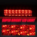 Auto Dynasty Dual Row Led Red Housing 3rd Third Tail Brake Light Lamp Compatible With Xterra Wd22 00-04