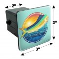 Mahi-mahi Dolphinfish Dorado Fishing Deep Sea Sport Tow Trailer Hitch Cover Plug Insert