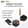 Ocpty 1x Remote Head Key Replacement For 2010 2011 2012 2013 Toyota Corolla 4 Buttons 315 Mhz Adp125801s 4