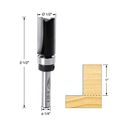 Timberline 1200 Flush Trim With Upper Ball Bearing Guide 2-inch Diameter By 1-inch Cutting Height 1 4-inch Shank Carbide Tipped 
