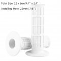 7 8 Universal Motorcycle Hand Bar Grips 1 Pair Of 22 25mm Siliconelebars Hand New White