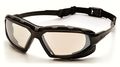 Pyramex Safety Highlander Xp Eyewear Black-gray Frame Indoor-outdoor Mirror Anti-fog Lens 