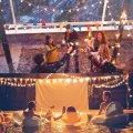Outdoor Globe String Lights 25ft Led Patio With 23 E12 Sockets And 25 G40 Glass Bulbs Waterproof Warm White Dimmable For Cafe 