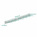 4 Pack Flat Mending Plate For Wood Ulifestar Stainless Steel Straight Brackets 250mm 10 Length 8 Screw Hole Repair Fixing Brace