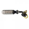 2x Custom Universal Motorcycle Parts 12 Amber Led Turn Signal Light Blinker Indicator Side Black Fit For Hyosung Gt250r