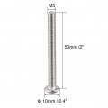 Uxcell M5x50mm Machine Screws Hex Socket Round Head Screw 304 Stainless Steel Fasteners Bolts 20pcs