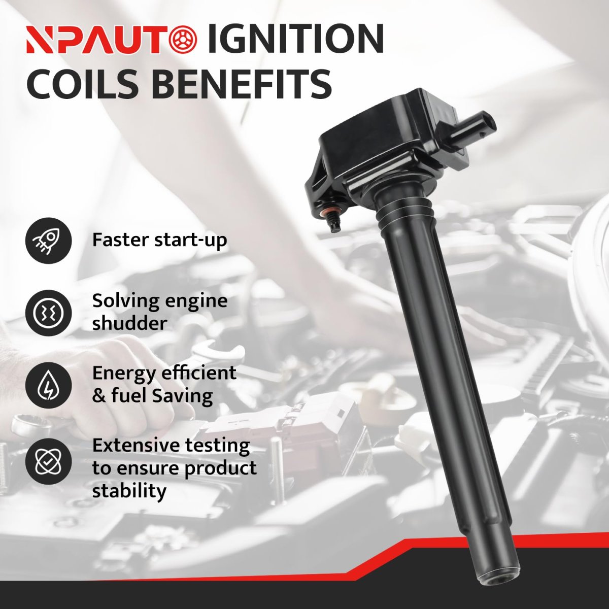 Ignition Coil Pack Replacement For L4 2 4 4l 2015 2016 2017 2018 2019 2020 2021 Jeep Renegade Cherokee Compass Ram Promaster
