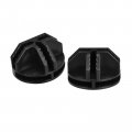Plastic Wire Cube Connectors 36x23mm Grid Buckle Clip For Storage Shelving Cabinet Organizer Black 20pcs 