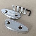 Mirror Block Off Base Plates For Suzuki Gsxr 600 750 1000 Gsx-r 2001-2004 Chrome