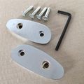 Mirror Block Off Base Plates For Suzuki Gsxr 600 750 1000 Gsx-r 2001-2004 Chrome