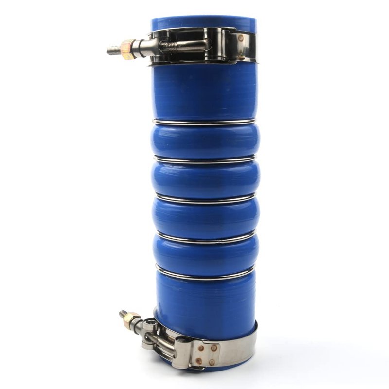 Silicone Upper Radiator Hose With Clamps For Paccar Kenworth Peterbilt F50-6308 28359 2 5 In Id Blue