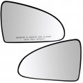 Aintier Left And Right Side Exterior Mirror Replacement Glass With Flat Compatible 2004-2007 For Chevrolet Malibu Base Ls Lt