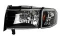 Sppc Crystal Headlights Black With Corner Light For Dodge Ram Pair