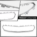 Grille Trim For Benz E300 Submodel 4matic Base 2017-2019 Models Without Luxury Package Fit E350 2020 E400 Convertible Coupe