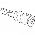 Prime-line Mp10554-50 Zip-it Wall Anchors 8 Nylon Construction Heavy Duty Design 50 Pack