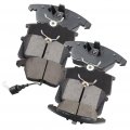 Aintier Automotive Replacement Brake Pads Front Rear Fit For Audi A3 2009-2010 For Quattro Volkswagen Beetle 2012-2013 Eos
