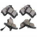 Aintier Automotive Replacement Brake Pads Front Rear Fit For Audi A3 2009-2010 For Quattro Volkswagen Beetle 2012-2013 Eos