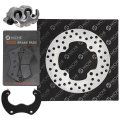 Niche Rear Right Brake Rotor Caliper Pad Kit For Polaris Ranger Crew 900
