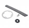 Non O Ring Chain Sprocket Silver Fits 2004-2013 Yamaha Yfz450 520-96 14 38