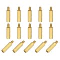 15pcs Male To Female Thread Spacer Screws M4 X 20mm 6mm Brass Hex Standoff Pcb Motherboard For Drone Quadcopter Computer And 