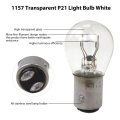 Usonline911 10 Pack Incandescent 1157 Parking Lamp Turn Signal Bulbs Light Clear White