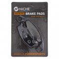 Niche Brake Pad Set For Kawasaki Ninja Zx11 43082-1123 43082-1142 Front Rear Semi-metallic