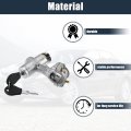 X Autohaux 1 Set Ignition Switch Lock Cylinder With Keys 48700-02w00 48710-02w00 For Nissan Sentra 1982-1986