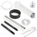 Saihisday Universal Motorcycle Fork Service Tool Kit Maintenance Set Oil Level Spring Compressor And Damper Rod Bleed