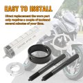 Saihisday Universal Motorcycle Fork Service Tool Kit Maintenance Set Oil Level Spring Compressor And Damper Rod Bleed