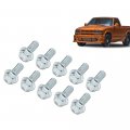 10 Bolt Rear End Cover Bolts Differential For Chevy Pontiac Oldsmobile And Gmc X1 25 Hexagon Flat Head Iron Silver Grade 10 