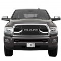 Ipick Image For Ram 2019 3d Dual Logo On Pattern Brushed Solid Aluminum Metal License Plate