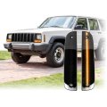 Usr 97-01 Xj Suv Side Marker Light A Front Smoked Parking Lamps Left Right Pair For 1997-2001 Jeep Cherokee All Models Limited 