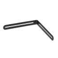 Uxcell Adjustable Corner Code 4pcs 165x200mm Stainless Steel 90-degree L-shape Brace For Fixed Furniture Shelf Bed Table
