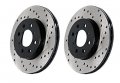 Stoptech 128 40068l Sport Cross Drilled Rotor- Rear Left 