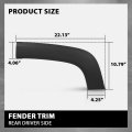 Rear Left Driver Side Fender Flare Trim For Jeep Renegade 2015 2023 Wheel Opening Molding Arch Black 68316003ad 68316007ab