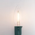 Creative Hobbies 25-pack Led Replacement Light Bulbs For Electric Candle Lamps Window Candles Chandeliers 7 Watt Equivalent