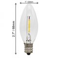 Creative Hobbies 25-pack Led Replacement Light Bulbs For Electric Candle Lamps Window Candles Chandeliers 7 Watt Equivalent